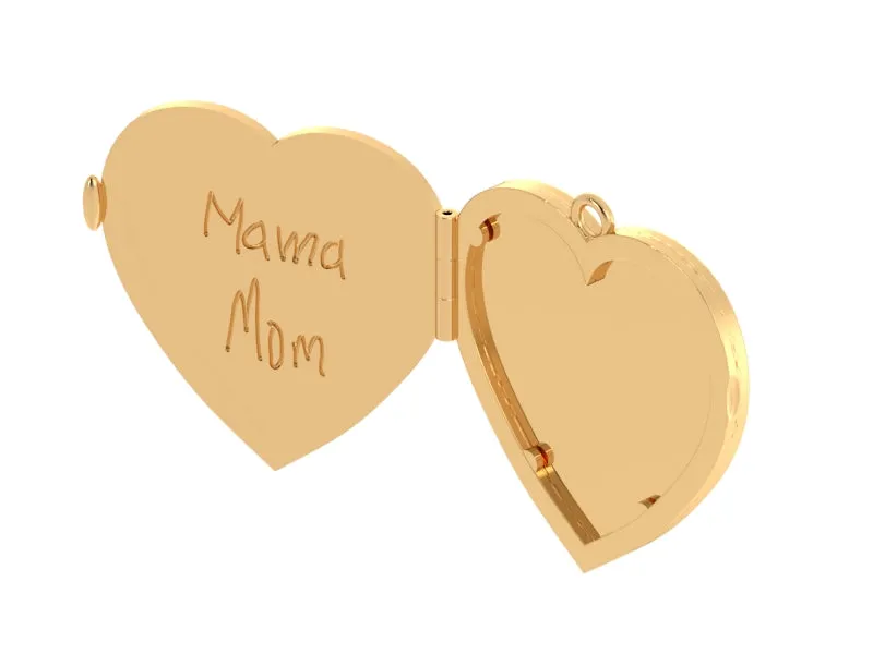 Puff Heart Locket