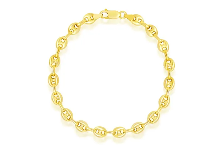Puff Marina .925 Sterling Silver Chain Bracelet