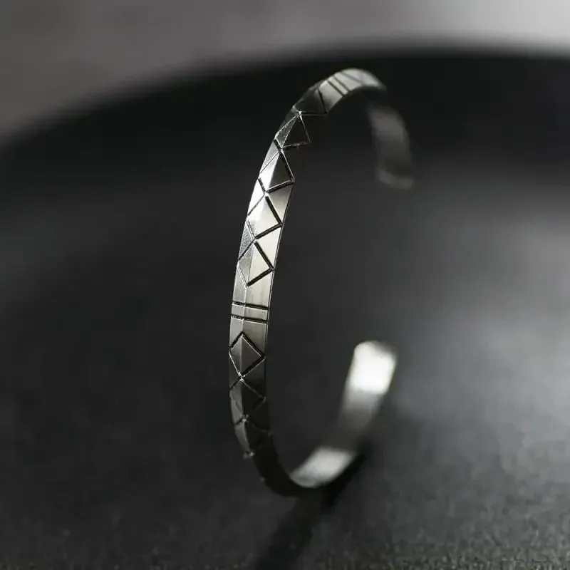 Punk Gold Color Eagle Pattern Bracelet Men Open Adjustable Bangles Male Charm Rock Motorbike Rider Jewelry
