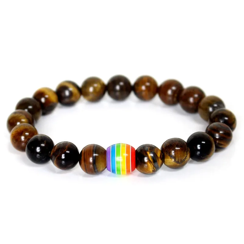 Rainbow Pearl Bracelet