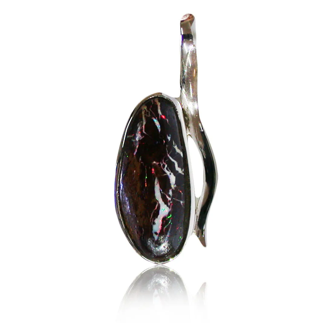 Red Matrix Sterling Silver Pendant