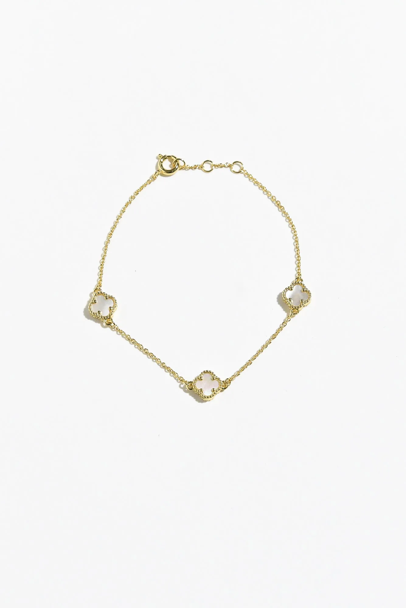Reign Pearlescent Stone Bracelet