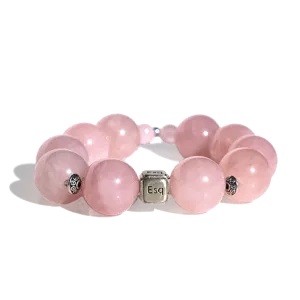 Rose Quartz ༓  Power  Bracelet x2 ༓ 16mm