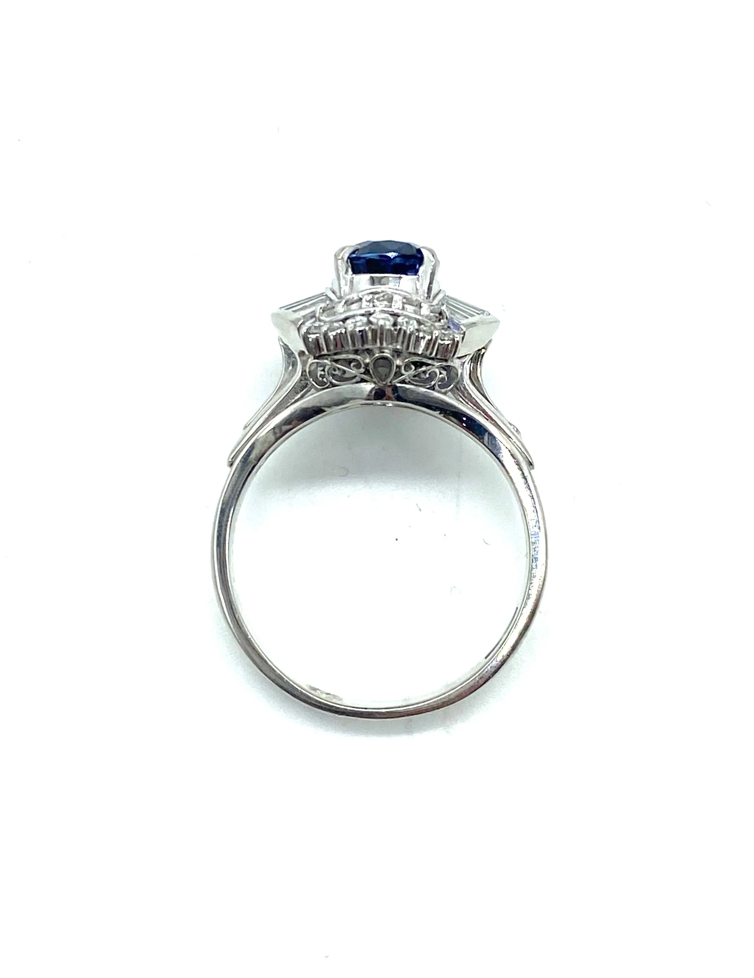 Sapphire and Diamond Ring
