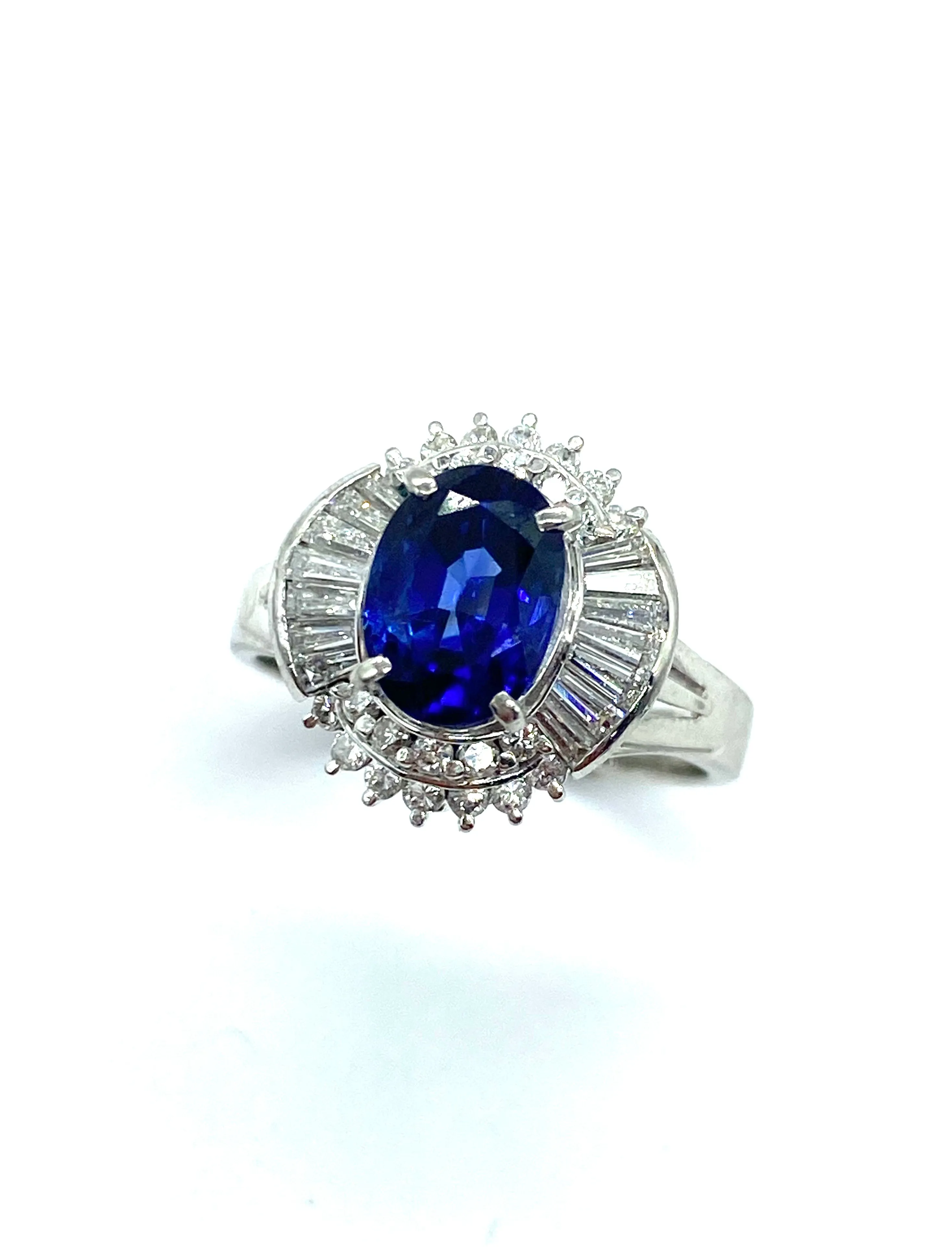 Sapphire and Diamond Ring