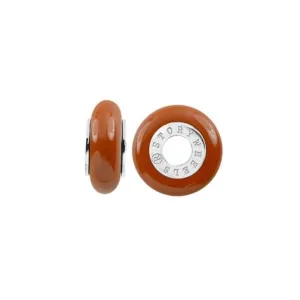 Silver & Red Jasper Wheel Charm S377WAT