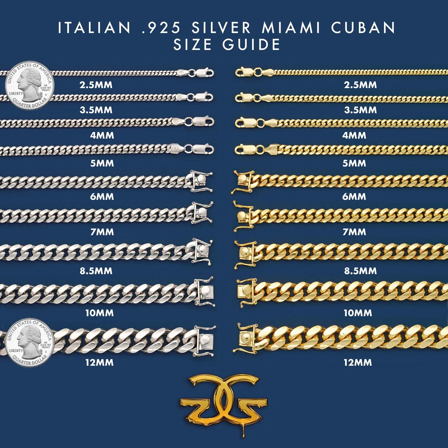 Silver Cuban Link Bracelet
