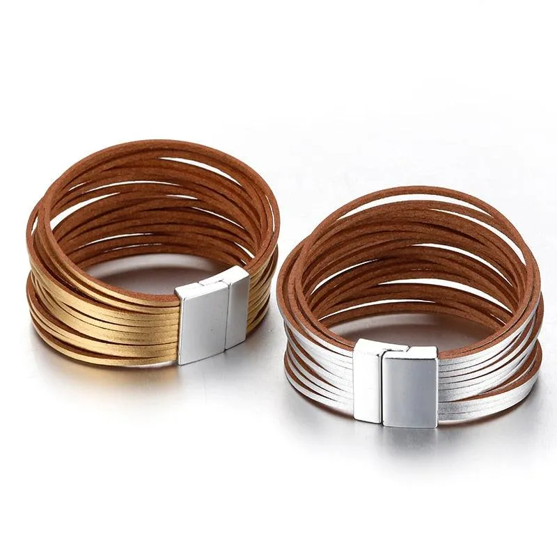 'Simple' Wide Cuff Bracelet - bronze