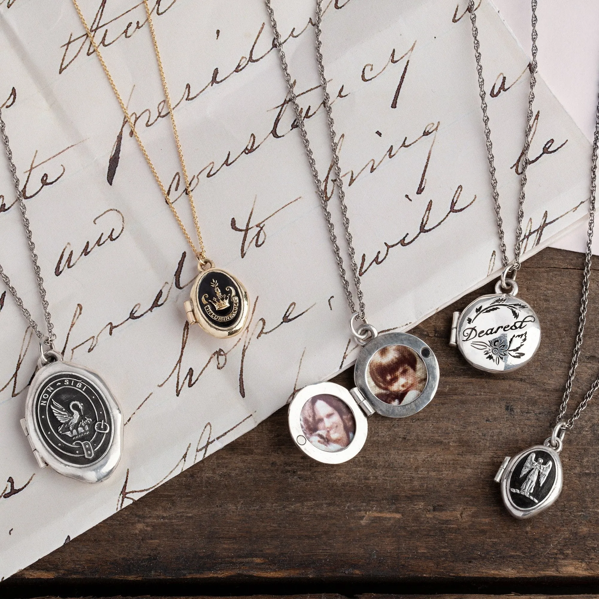 Small Winged Heart Locket