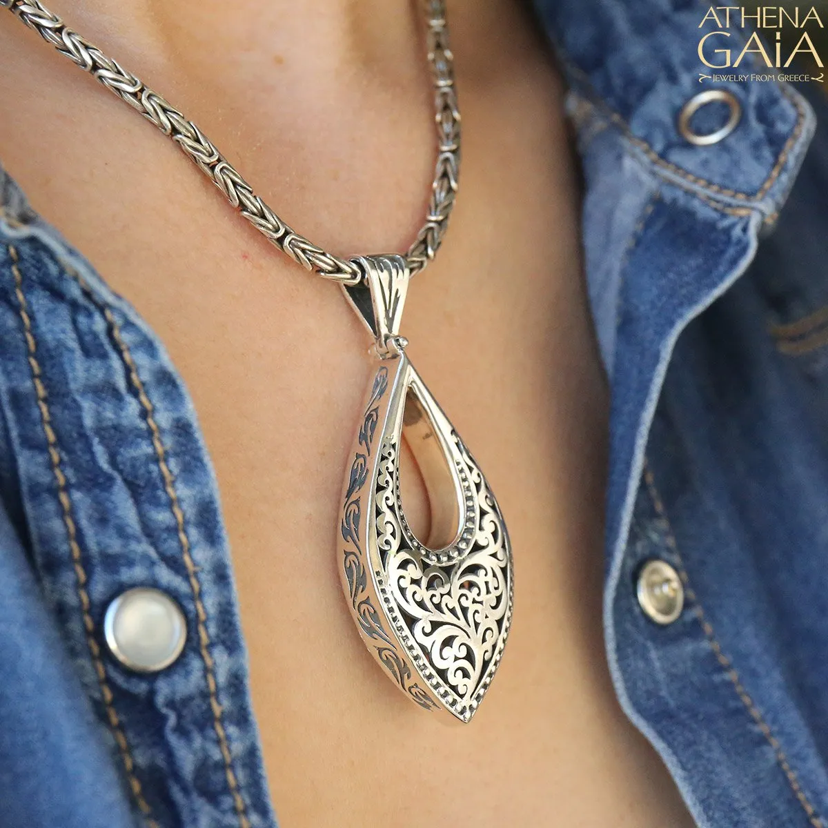 Sterling Silver Byzantine Chain
