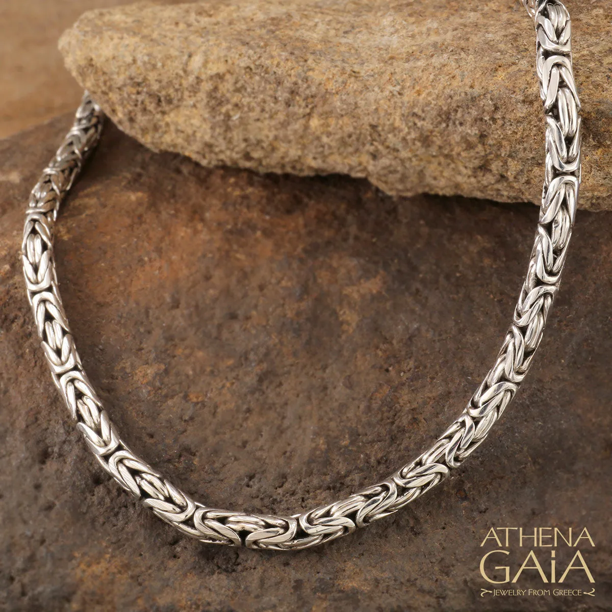 Sterling Silver Byzantine Chain