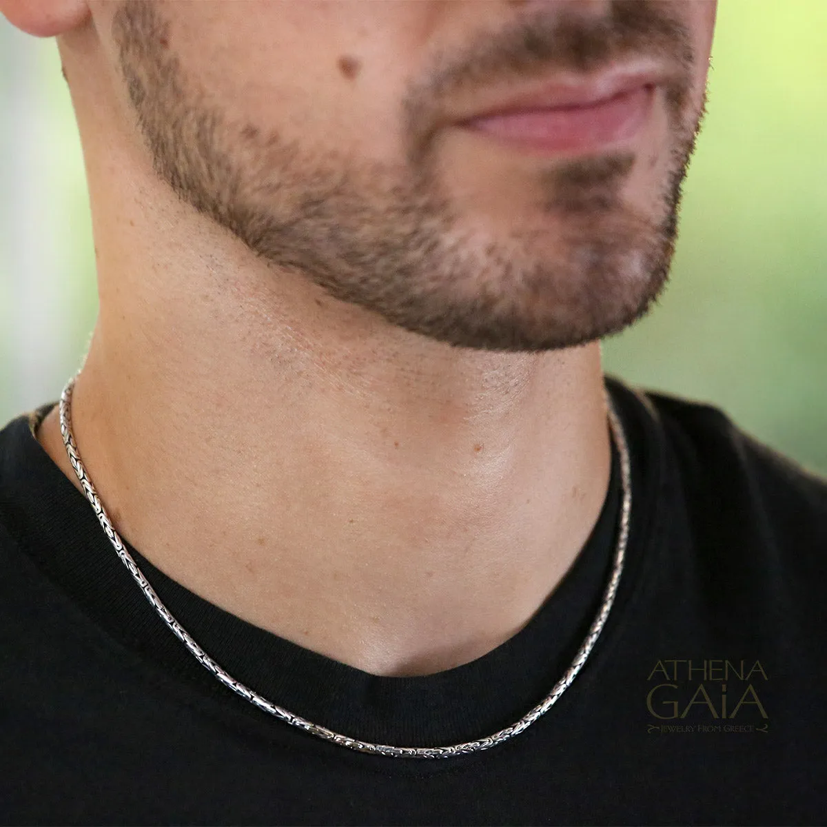 Sterling Silver Byzantine Chain