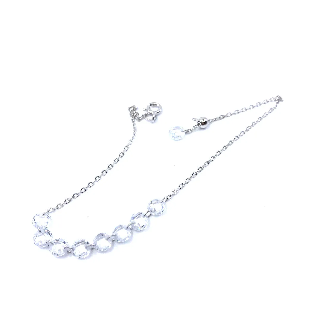 Sterling Silver CZ Bracelet