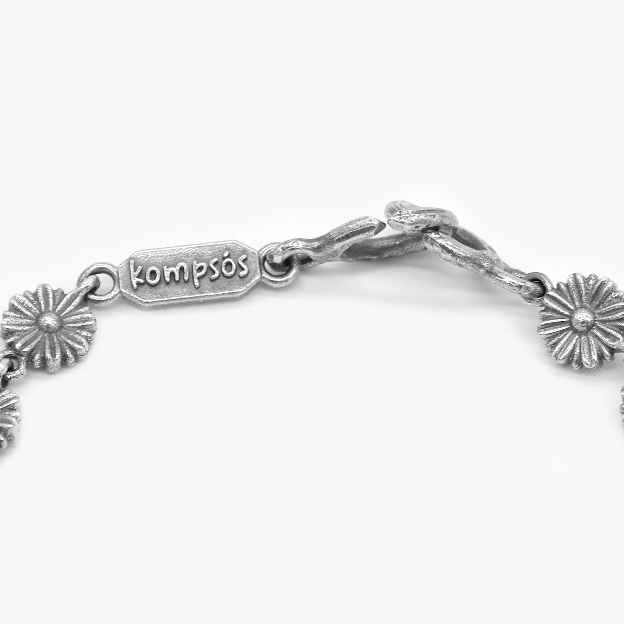 Sunflowers Sterling Silver Bracelet