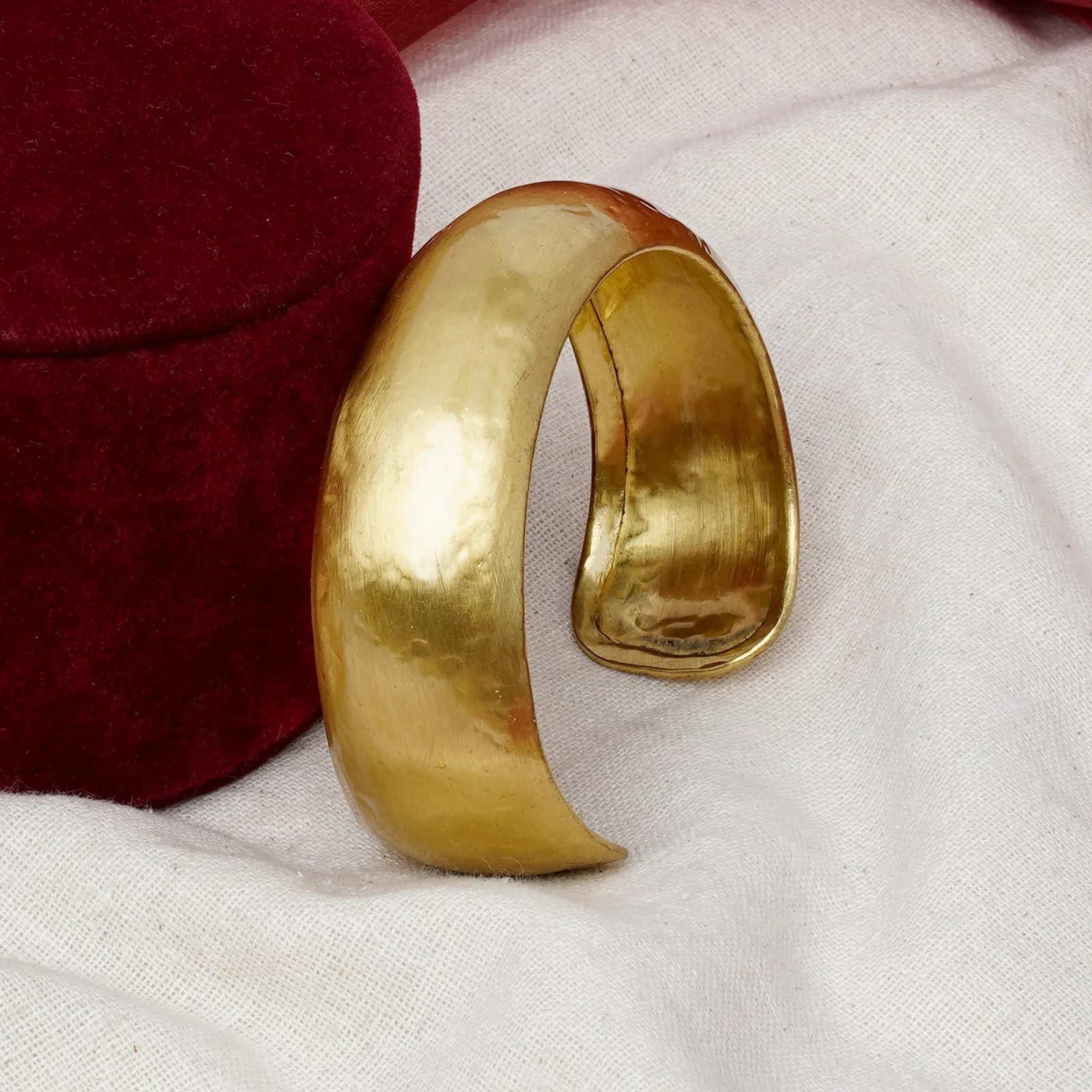 Teejh Divyanka Gold Cuff Bracelet