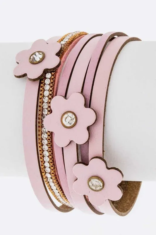 TEEK - Flower Cutout Magnetic Cuff