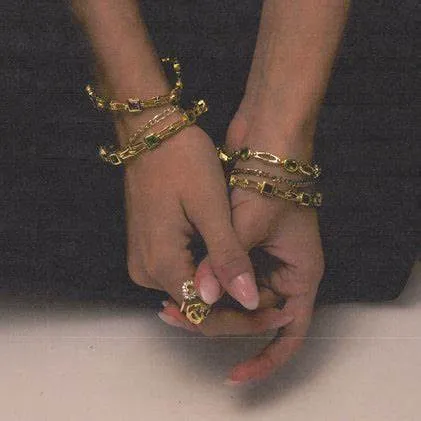 THE RED SQUARE VEDRA LINK BRACELET