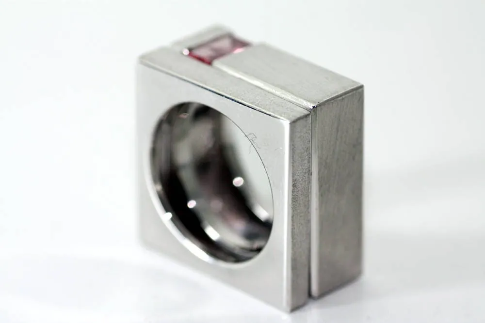 Tourmaline October birthstone Statement ring,Handcrafted gemstone from KREIS JEWELLERY