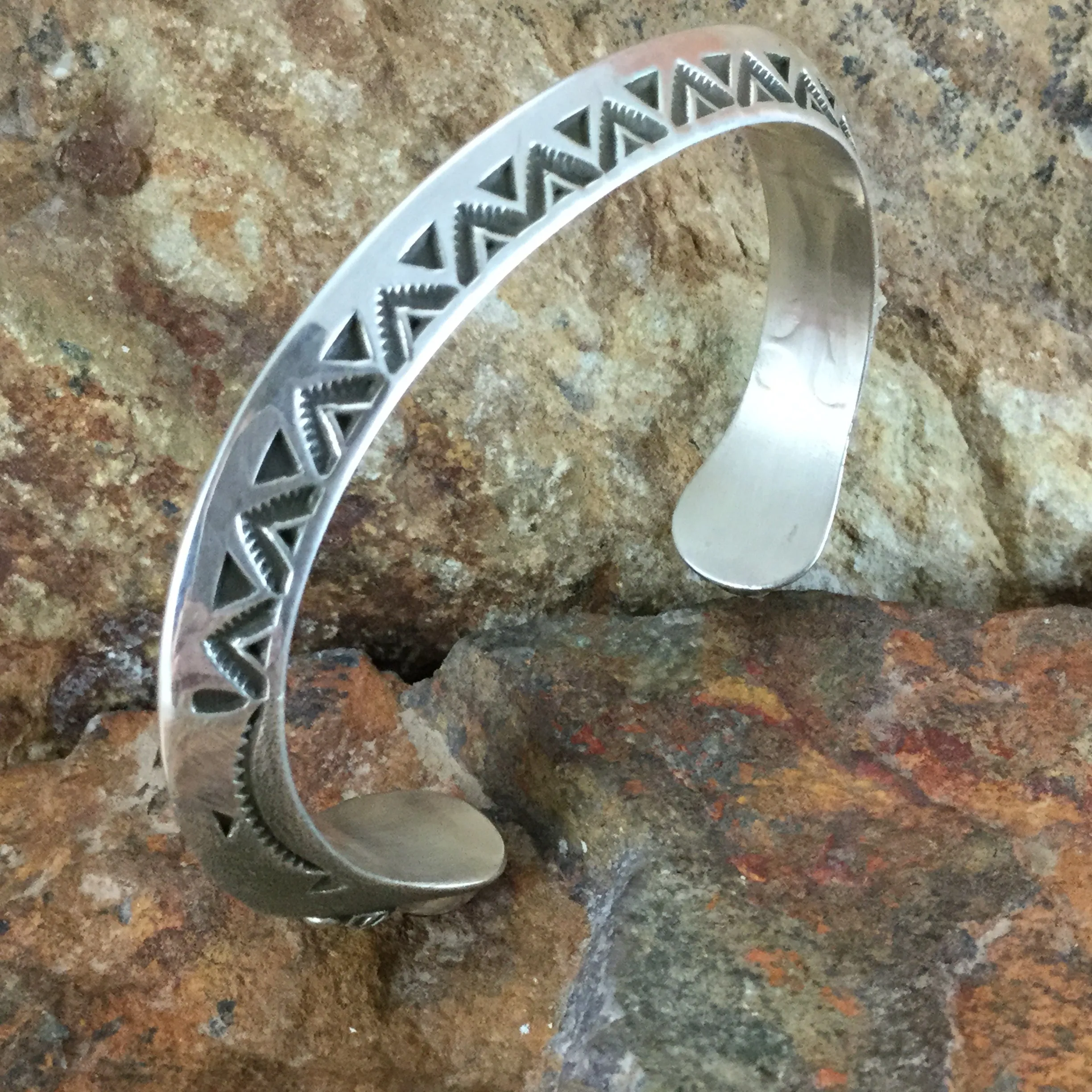 Traditional Sterling Silver Black Jet Bracelet by K Nataani