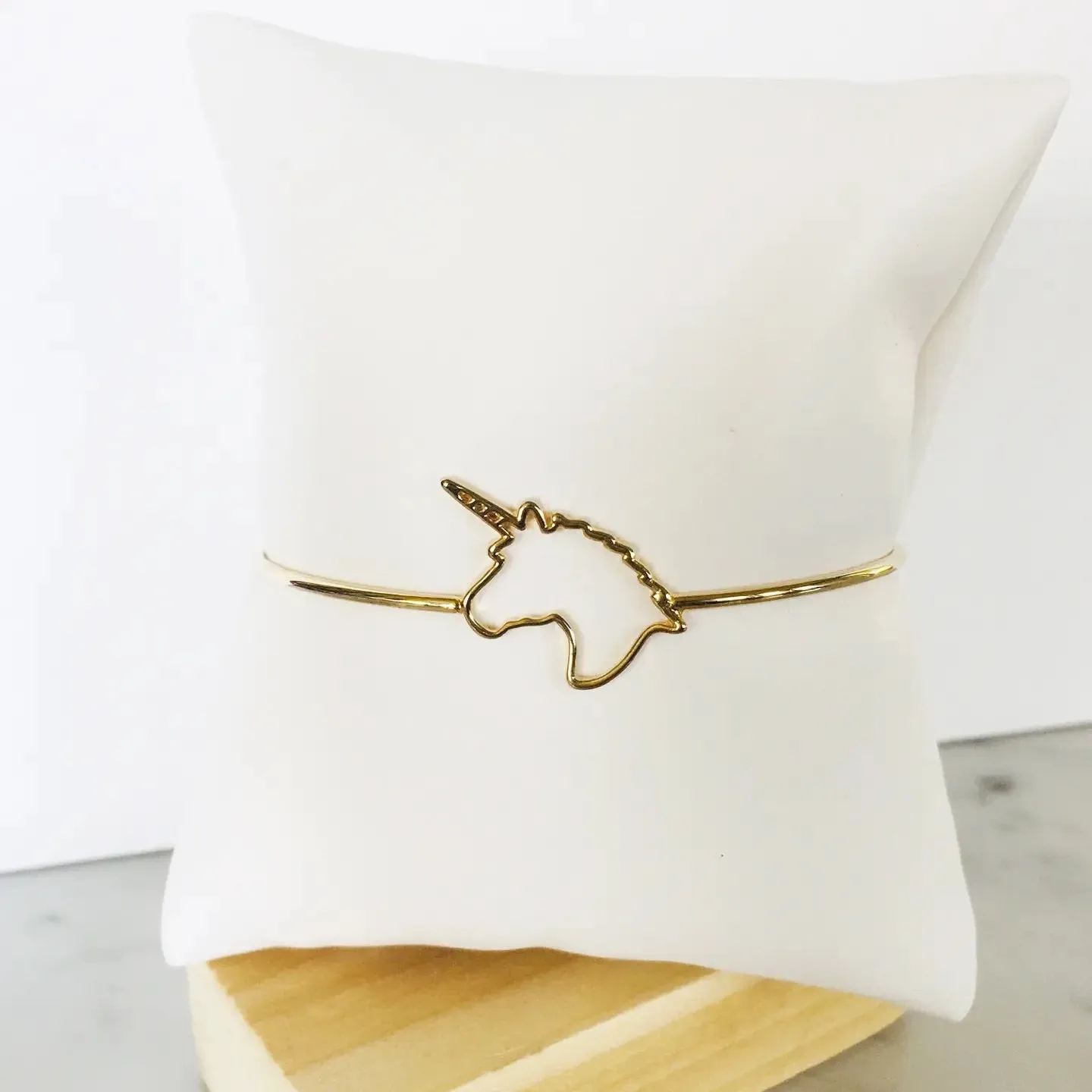 Unicorn Adjustable Gold Bracelet