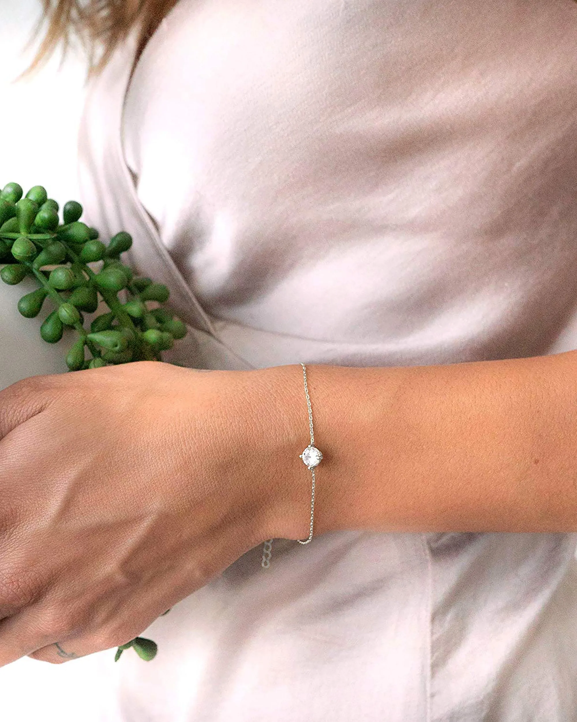 Vermeil Solitaire Bracelet