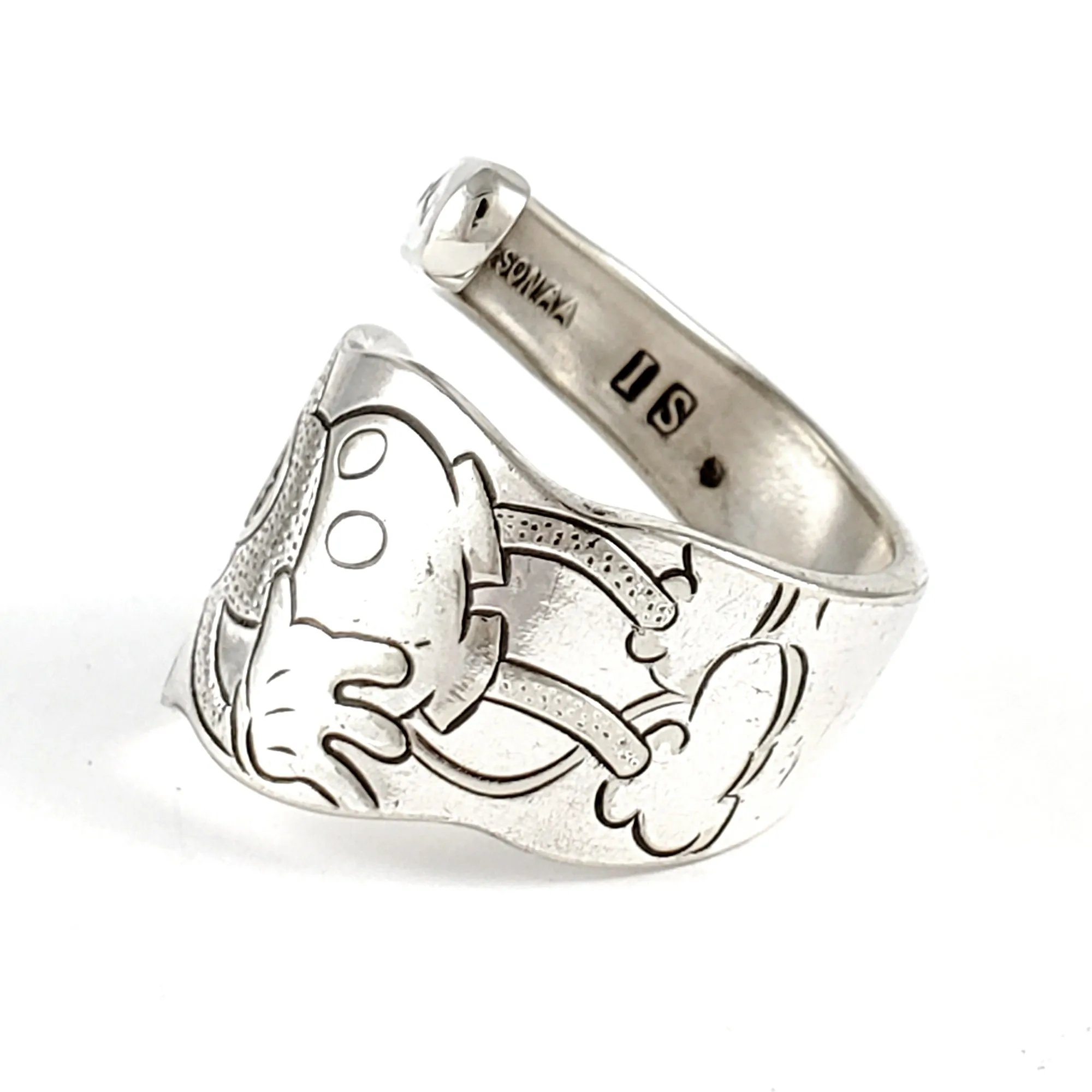 Vintage Mickey Mouse Wrapped Spoon Ring