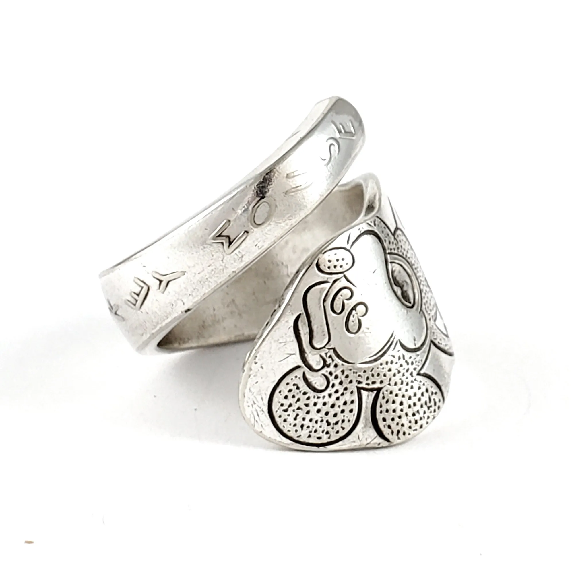 Vintage Mickey Mouse Wrapped Spoon Ring