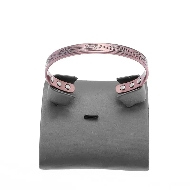 Vinterly Women\\'s Bracelet Energy Copper Magnetic Bracelet Men\'s Unisex Vintage Adjustable Cuff Bracelet Arthritis Jewelry