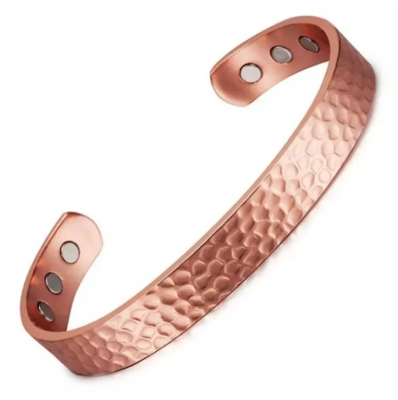 Vinterly Women\\'s Bracelet Energy Copper Magnetic Bracelet Men\'s Unisex Vintage Adjustable Cuff Bracelet Arthritis Jewelry
