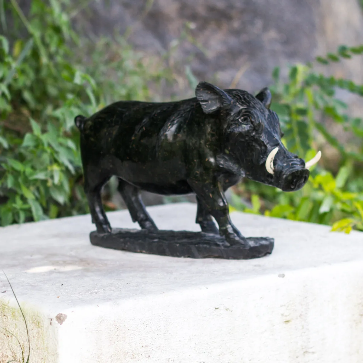 Warthog||Shona Stone Sculpture