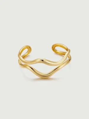 Wave Cuff Bangle