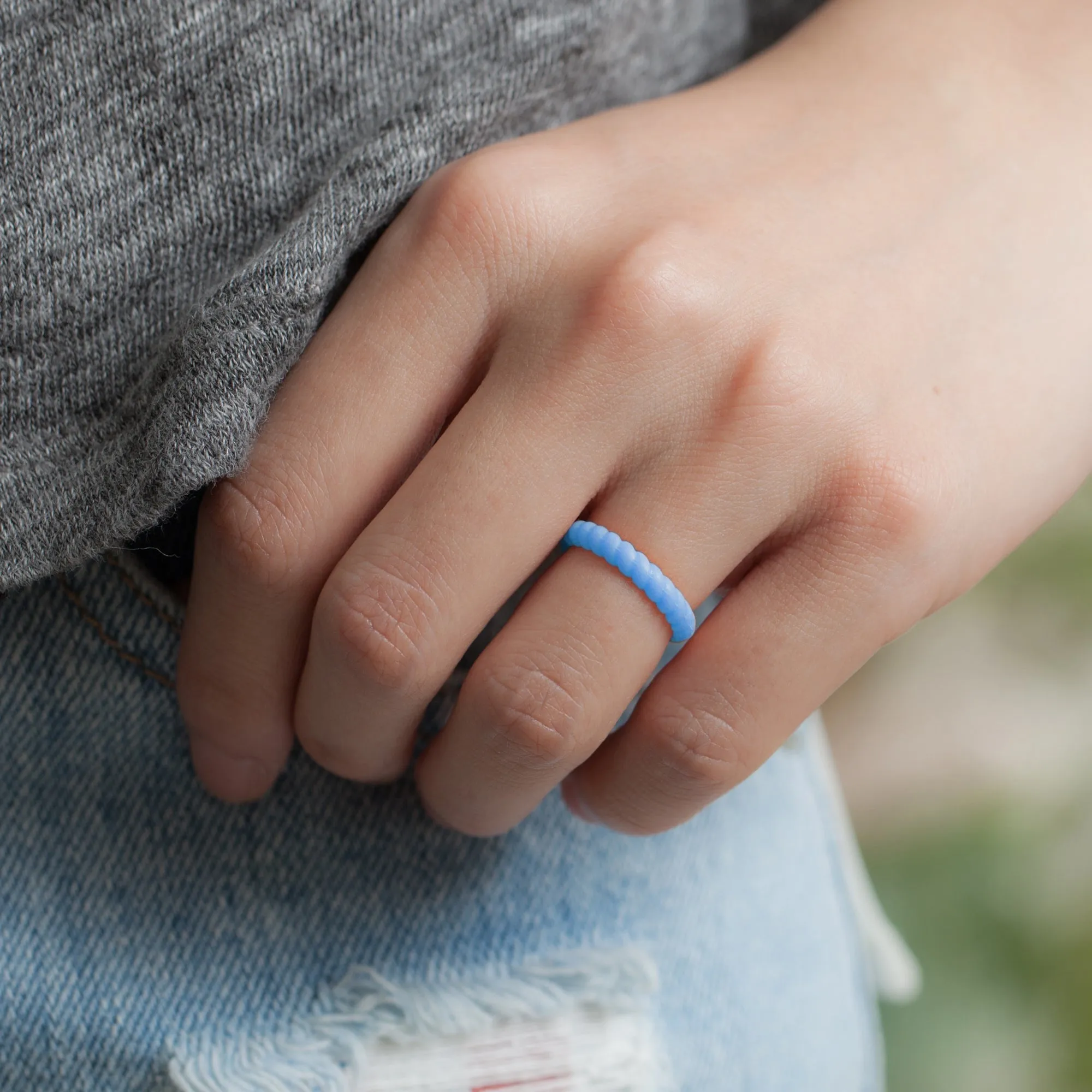 Women's Stackable Blossom 2 - Silicone Ring